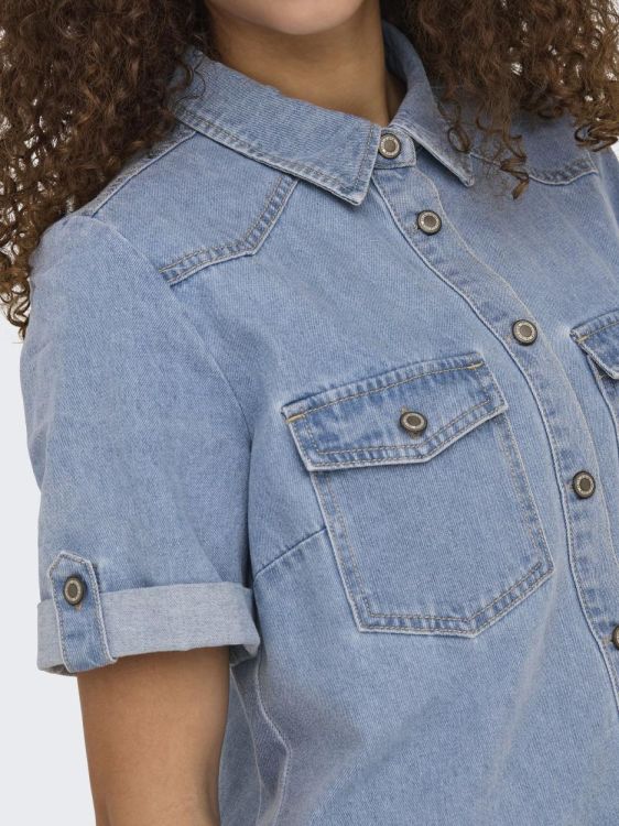 Only ONLLISA S/S DNM DRESS GUA NOOS (15353176/Light Blue Denim) - WeekendMode
