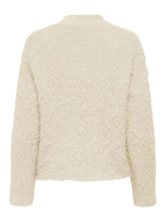 Only ONLLULU LS RIB HIGHNECK CC KNT (15350651/Cloud Dancer) - WeekendMode