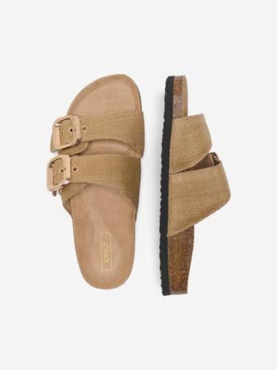 Only ONLMAXI-16 RAFFIA BUCKLE SANDAL (15341226/Beige) - WeekendMode
