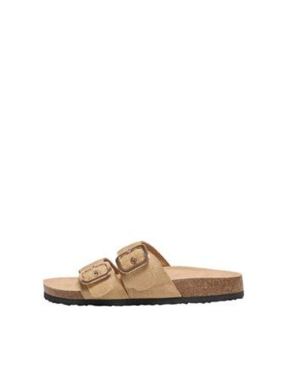 Only ONLMAXI-16 RAFFIA BUCKLE SANDAL (15341226/Beige) - WeekendMode