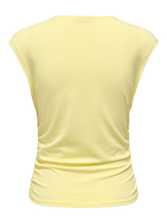 Only ONLMIRA CAPSL RUCHING TOP JRS NOOS (15367938/Double Cream) - WeekendMode
