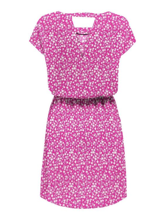 Only ONLNOVA LUX CONNIE BALI DRESS AOP  PTM (15222207/Very Berry 354 Mono floral) - WeekendMode
