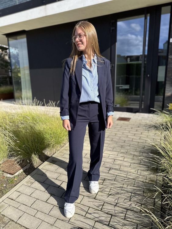 Only ONLRAVEN LIFE L/S HOURGLASS BLAZER TLR (15357457/Night Sky) - WeekendMode