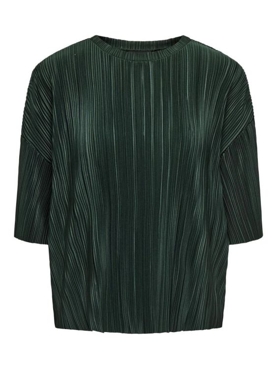 Only ONLRAVENNA S/S PLISSE TOP NOOS JRS (15318506/Scarab) - WeekendMode