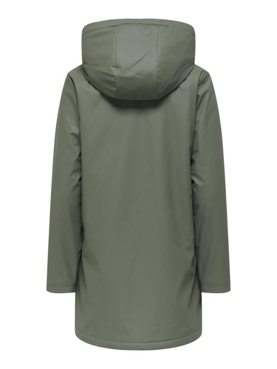 Only ONLSALLY RAINCOAT OTW NOOS (15206116/Castor Gray WHITE TEDDY) - WeekendMode