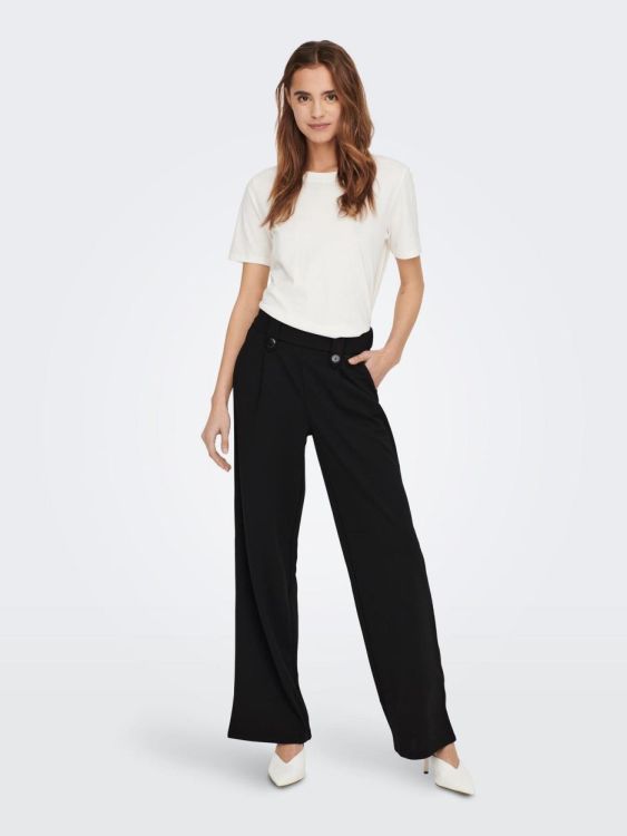 Only ONLSANIA BUTTON PANT JRS (15273492/Black) - WeekendMode