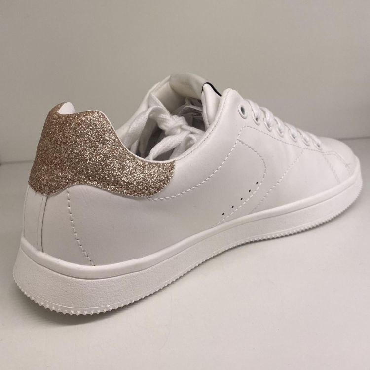 Only ONLSHILO-44 PU CLASSIC SNEAKER (15288082/White GOLD GLITTER) - WeekendMode