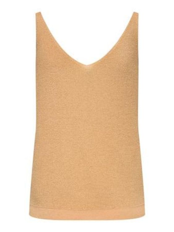 Only ONLSHINA SL GLITTER TOP KNT (15322379/Caramel Cream Gold Glitter) - WeekendMode
