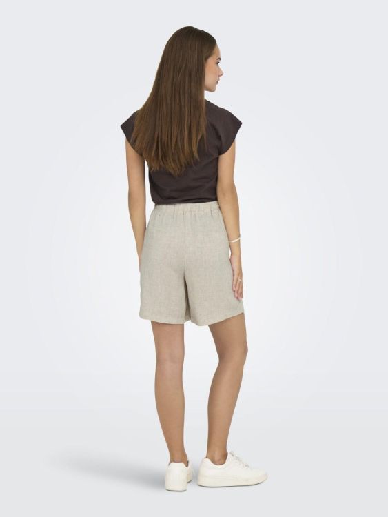Only ONLSIESTA MW PULL-UP LIN BL SHORTS NOOS (15333032/Moonbeam) - WeekendMode