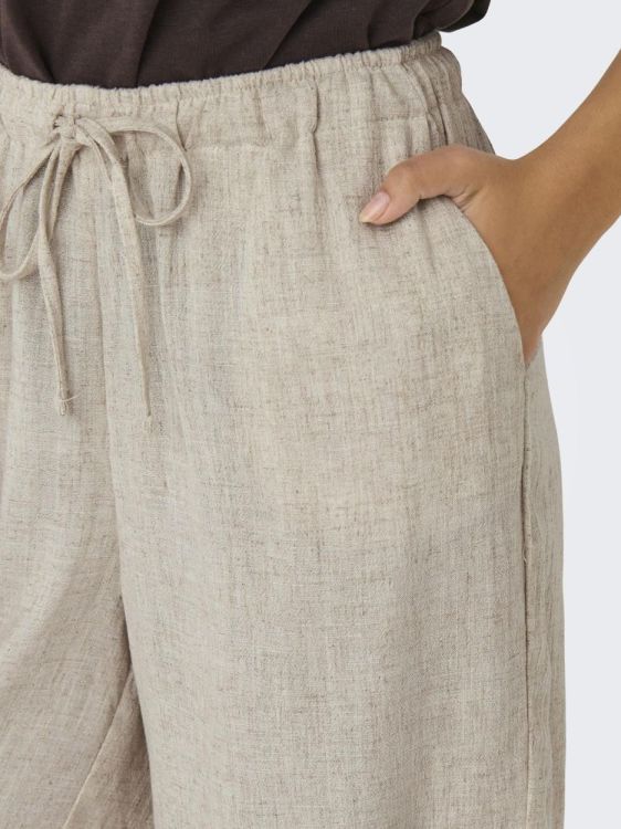 Only ONLSIESTA MW PULL-UP LIN BL SHORTS NOOS (15333032/Moonbeam) - WeekendMode