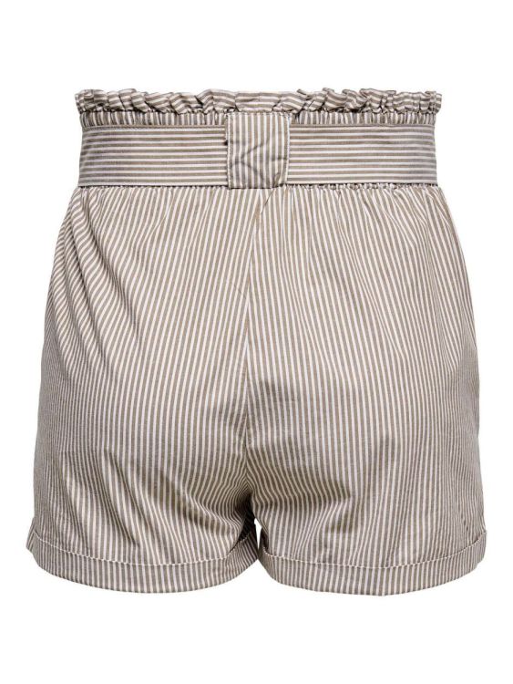 Only ONLSMILLA BELT SHORTS NOOS (15154906/Toasted Coconut W/STRIPES) - WeekendMode