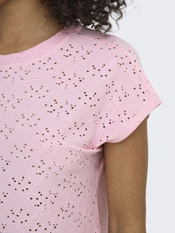 Only ONLSMILLA S/S TOP JRS NOOS (15231005/Roseate Spoonbill) - WeekendMode