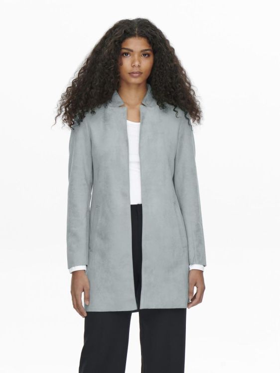 Only ONLSOHO FAUX SUEDE COATIGAN CC LIFE OTW (15218563/Gray Mist) - WeekendMode