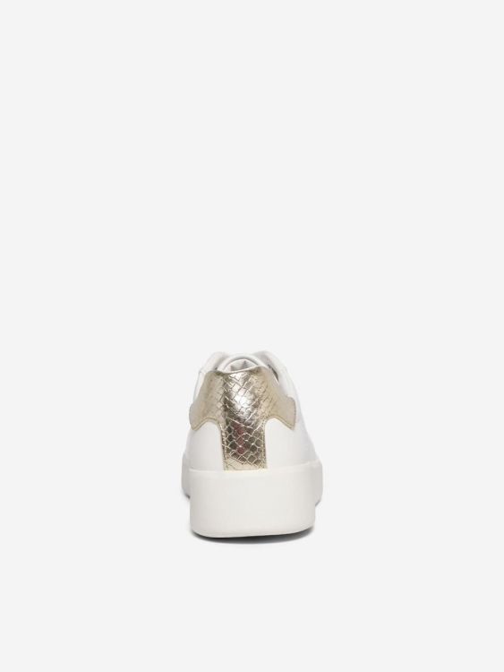 Only ONLSOUL-4 PU SNEAKER NOOS (15252747/White w. Gold) - WeekendMode