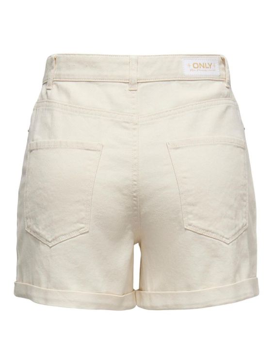 Only ONLVEGA HW MOM DNM SHORTS NOOS (15230571/Ecru) - WeekendMode