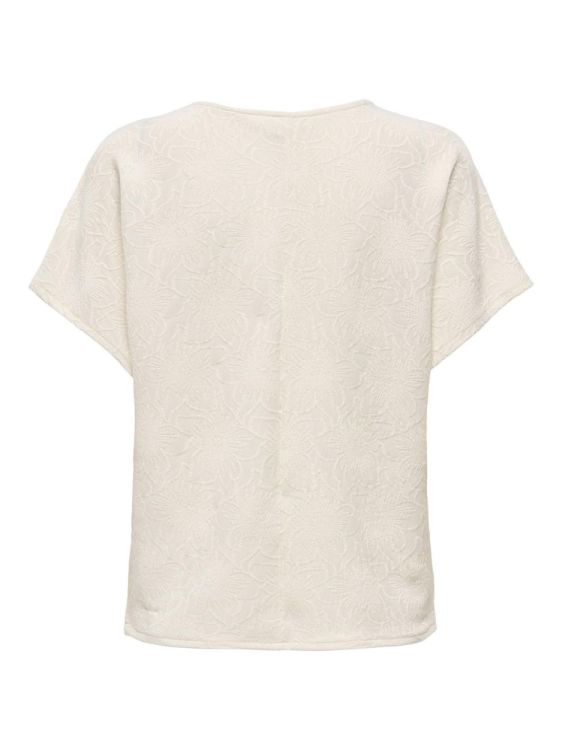 Only ONLVELMA S/S LOOSE O-NECK TOP JRS (15368610/Birch) - WeekendMode