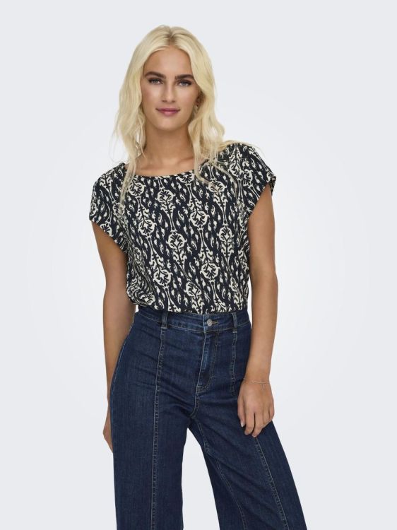 Only ONLVIC S/S AOP TOP NOOS PTM (15161116/Total Eclipse Felina simple etc) - WeekendMode