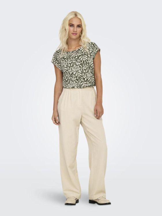 Only ONLVIC S/S AOP TOP NOOS PTM (15161116/Tarmac Kaja graphic) - WeekendMode