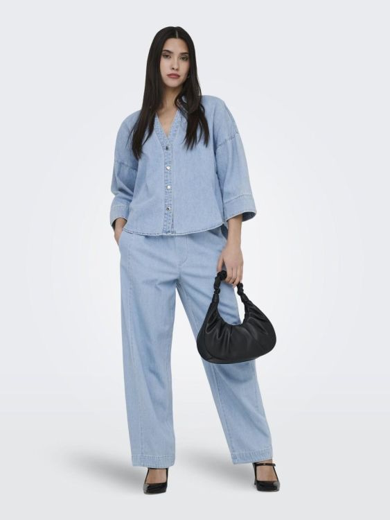 Only ONLVIX BARREL PULL-UP DNM QYT (15369114/Light Blue Denim) - WeekendMode