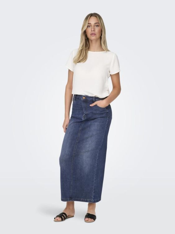 Only ONLWALO MW SLIT DNM MAXI SKIRT GUA (15325333/Medium Blue Denim) - WeekendMode