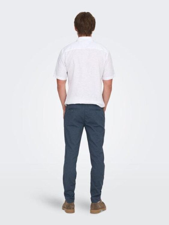 Only & Sons ONSMARK PETE SLIM DOBBY PANT NOOS (22028132/bering sea) - WeekendMode