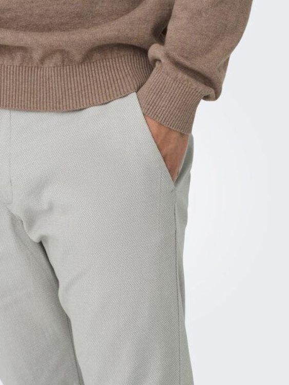 Only & Sons ONSMARK PETE SLIM DOBBY PANT NOOS (22028132/limestone) - WeekendMode