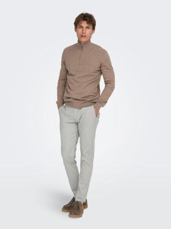 Only & Sons ONSMARK PETE SLIM DOBBY PANT NOOS (22028132/limestone) - WeekendMode