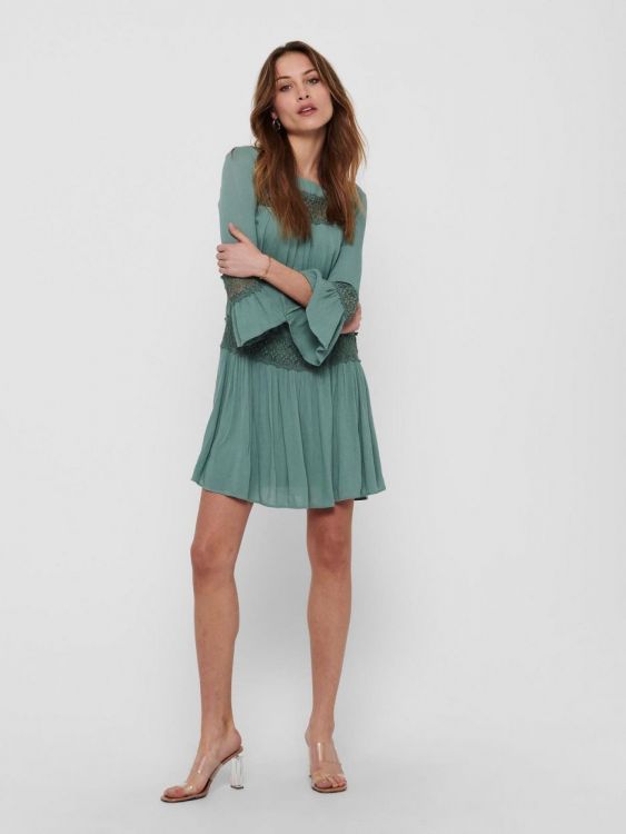 Only Tyra 3/4 Life Short Dress Noos (15142157/chinois green) - WeekendMode