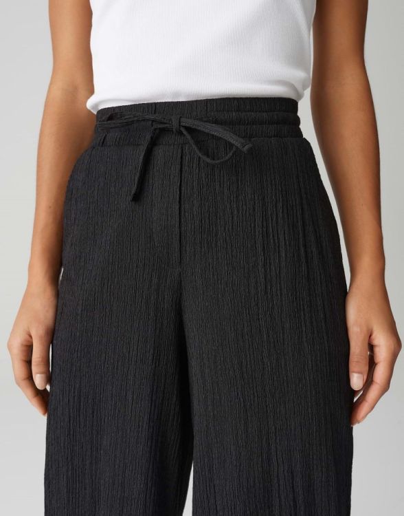 Opus Mileni crinkle Broek NOS (1042415798100/900 Black) - WeekendMode