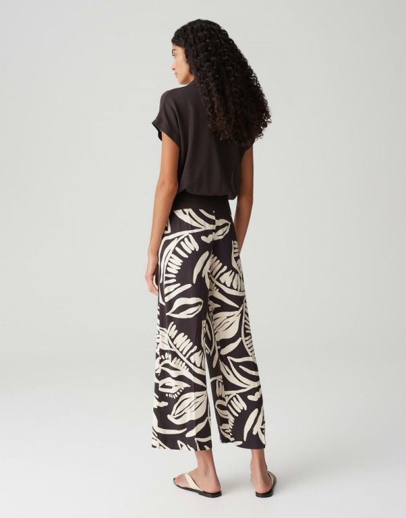 Opus Misha tropical Broek (2417613226317/20024 Midnight brown) - WeekendMode