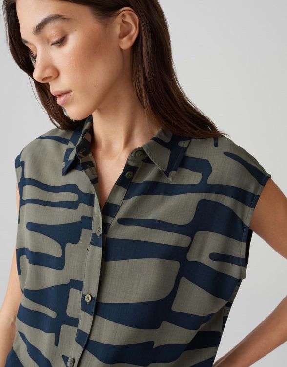Opus Monny shadow Jumpsuit (10423313225360/30034 Olive leaf) - WeekendMode