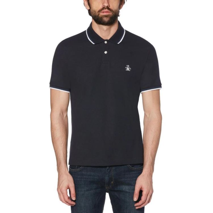 Original Penguin S/S Sticker Pete Tipped Polo (OPKB0620/P413) - WeekendMode