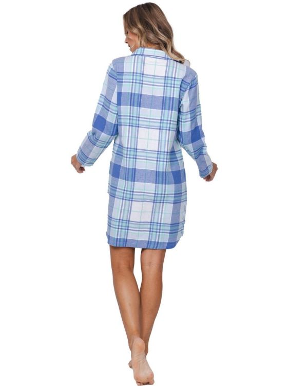 Rebelle Nightdress full button (95 cm) (111252-606-1/510 Blue) - WeekendMode