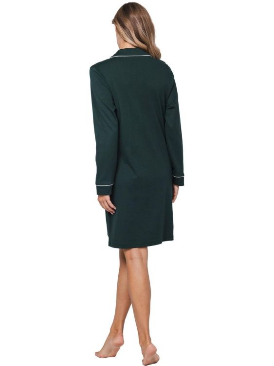 Pastunette Nightdress full button (95 cm) (111252-226-1/720 Dark Green) - WeekendMode