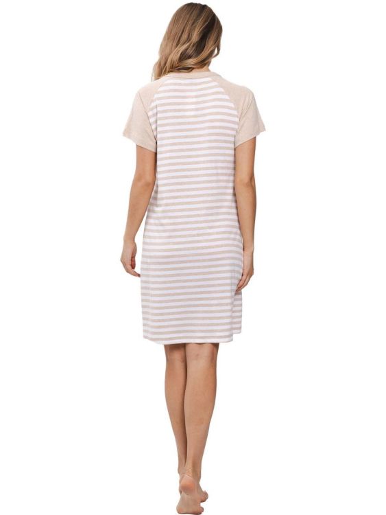 Pastunette Nightdress with buttons 95cm (111251-103-1/140 Beige) - WeekendMode