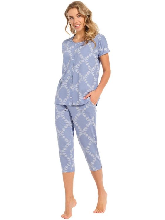 Pastunette Pyjama capri pants (25241-312-6/519 blue) - WeekendMode
