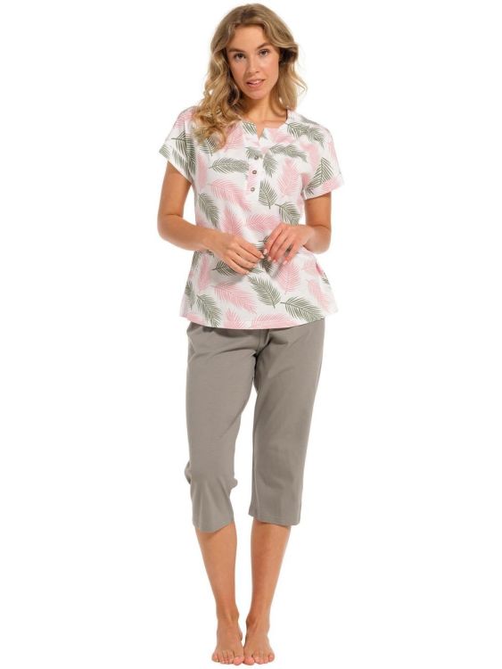 Pastunette Pyjama capri pants (20241-154-4/203 light pink) - WeekendMode
