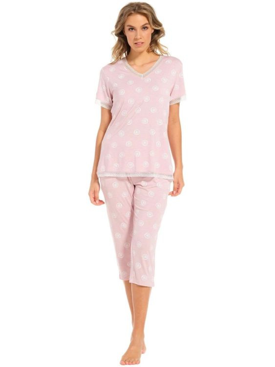 Pastunette Pyjama capri pants (25241-302-2/210 pink) - WeekendMode