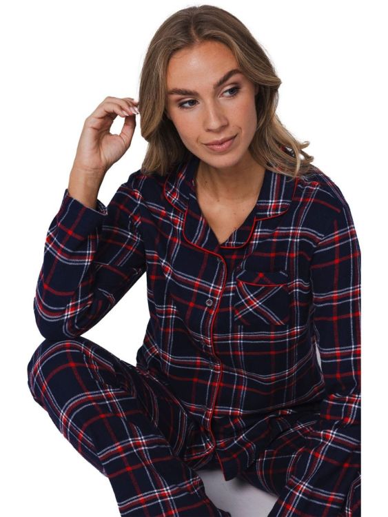 Rebelle Pyjama full button (121252-642-1/520 Dark Blue) - WeekendMode