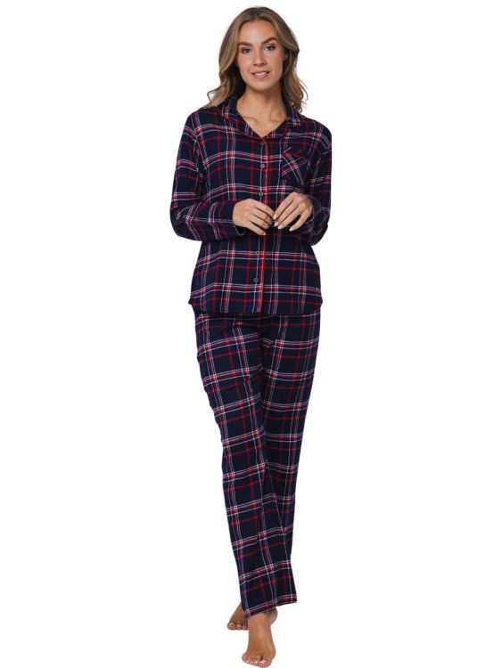Rebelle Pyjama full button (121252-642-1/520 Dark Blue) - WeekendMode