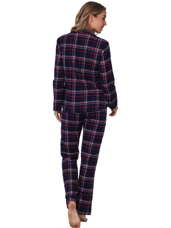 Rebelle Pyjama full button (121252-642-1/520 Dark Blue) - WeekendMode