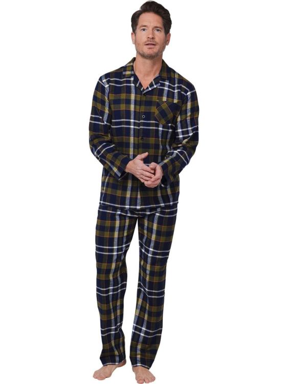 Pastunette Pyjama full button (122252-502-2/520 Dark Blue) - WeekendMode