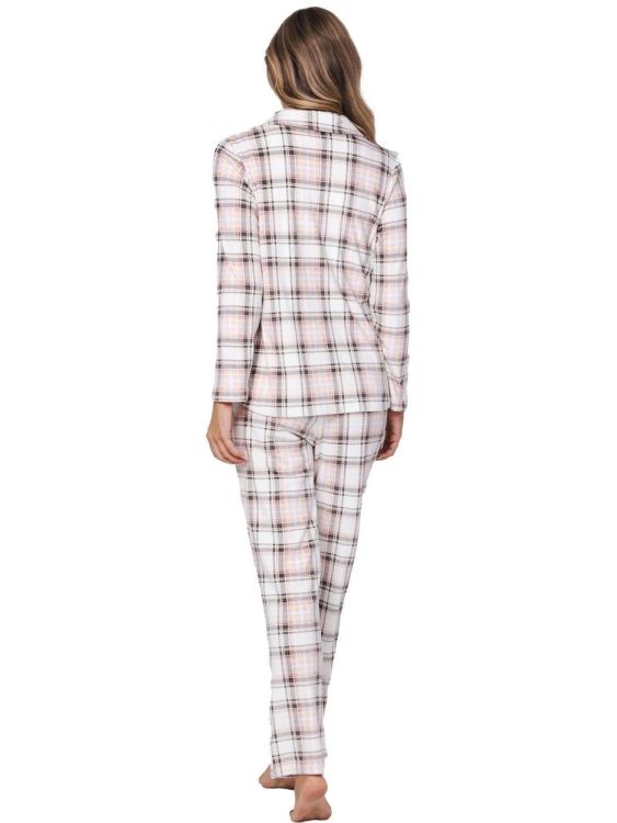 Pastunette Pyjama full button (121252-168-1/150 Light Brown) - WeekendMode