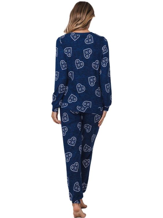 Rebelle Pyjama (121252-648-1/520 Dark Blue) - WeekendMode