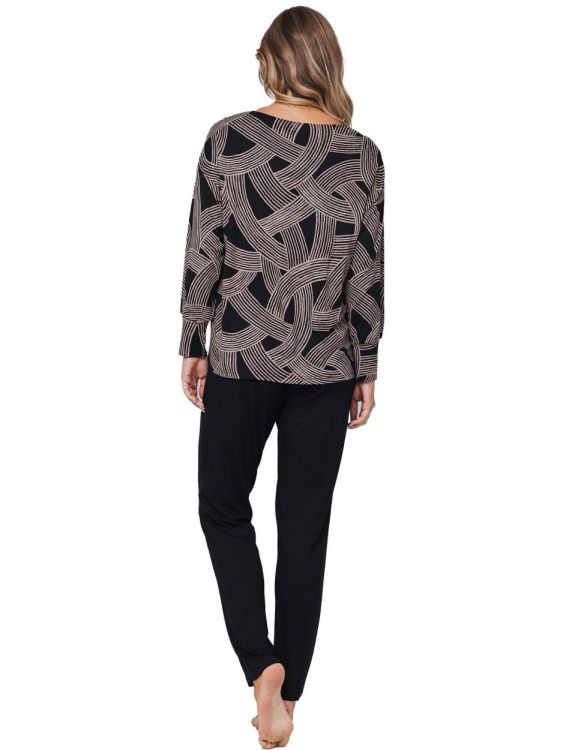 Pastunette Pyjama (121252-246-3/999 Black) - WeekendMode