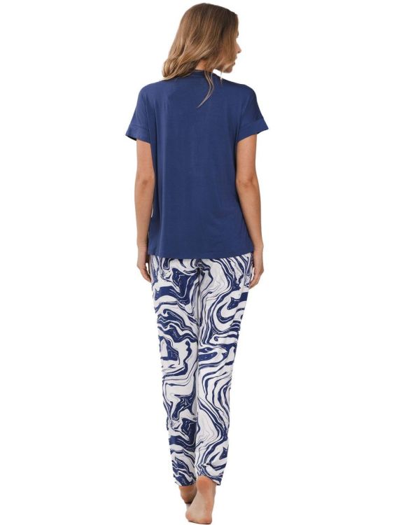 Pastunette Pyjama with buttons (121251-200-2/520 Dark Blue) - WeekendMode