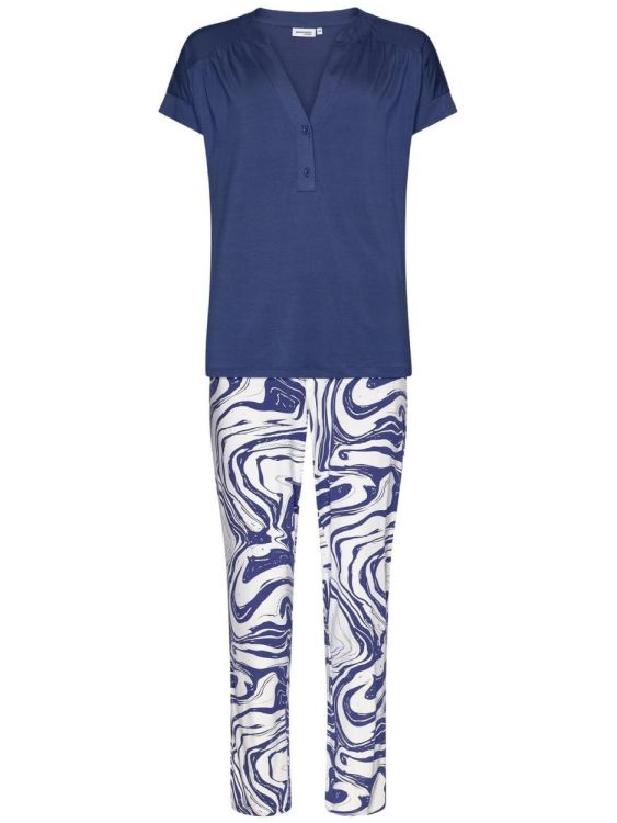 Pastunette Pyjama with buttons (121251-200-2/520 Dark Blue) - WeekendMode