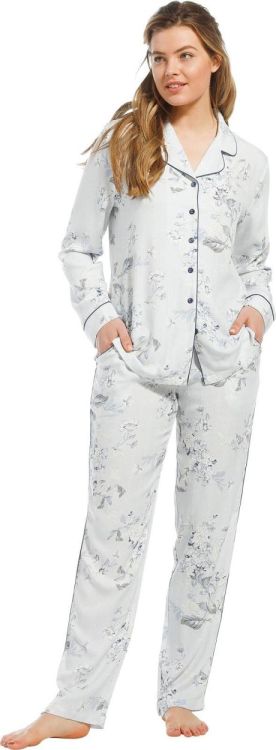 Pastunette Pyjama with long pants (25221-302-6/500 light blue) - WeekendMode