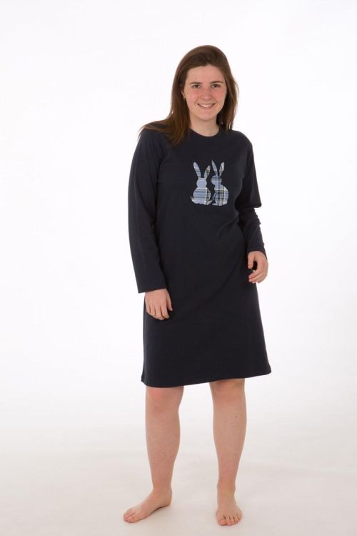 Perlina DNS INTERLOCK BRUSHED RABBIT (252-P361 / 140 NAVY) - WeekendMode