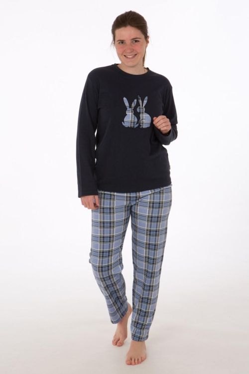 Perlina DPY INTERLOCK BRUSHED RABBIT (252-P360 / 140 NAVY) - WeekendMode